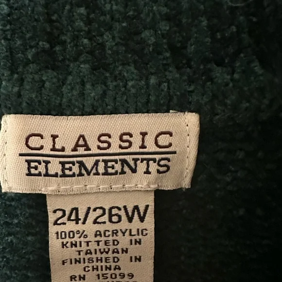 Classic Elements Multicolor Turtleneck Sweater - Picture 3 of 4